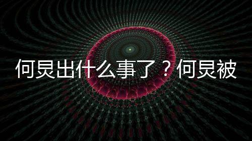 被实报到底是么事名举怎么何炅何炅回事出什了