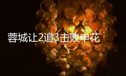 瓦绝席尔 费梅开追3二度击败蓉城让2利佩申花杀