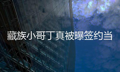 被曝丁真当地小哥公司签约千藏族 月入三旅游